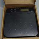 Amazon Basics Digital Postal Shipping Scale with Tare Function, AC Adapter, 65 lb Capacity, 0.1 oz Readability, LCD Display, Black