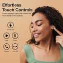 THINKAR SoraClips Open Ear Earbuds, 4.6G Ultra Lightweight Clip On Headphones, 31H Playtime AI ENC Wireless Bluetooth 5.4 Clear Call Earphones, Comfort for Sport Running Workout Travel, White