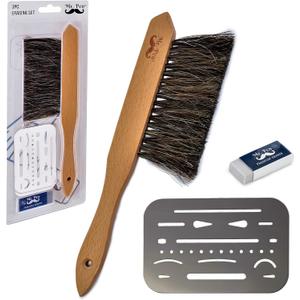 Mr. Pen- Art Eraser Set, 3pcs, Pencil Eraser, Artist Eraser, Art Erasers, Eraser Pencils for Artists, Drawing Erasers for Artists, Drafting Brush, Eraser Shield, Dusting Brush