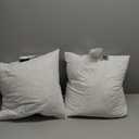Euro Pillow Inserts 26 x 26 (Pack of 2, White), Down Feather Pillow Stuffer, Premium White Pillows for Bed, Couch, and Cushion