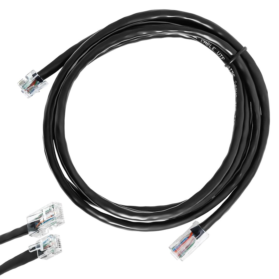APG Printer Interface Cable CD-101A for Cash Drawer to Printer Connection with MultiPRO Interface, RJ12/ RJ45 Male,Compatible with EPSON Star Printers (Black-5ft)