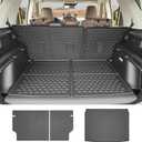 Cargo Mat and Backrest Liner Compatible with Bronco Sport 2021 2022 2023 2024 2025 Trunk Liners Seatback Mat Replacement for 2021-2025 Ford Bronco Sport (Cargo mat+seatback mat)