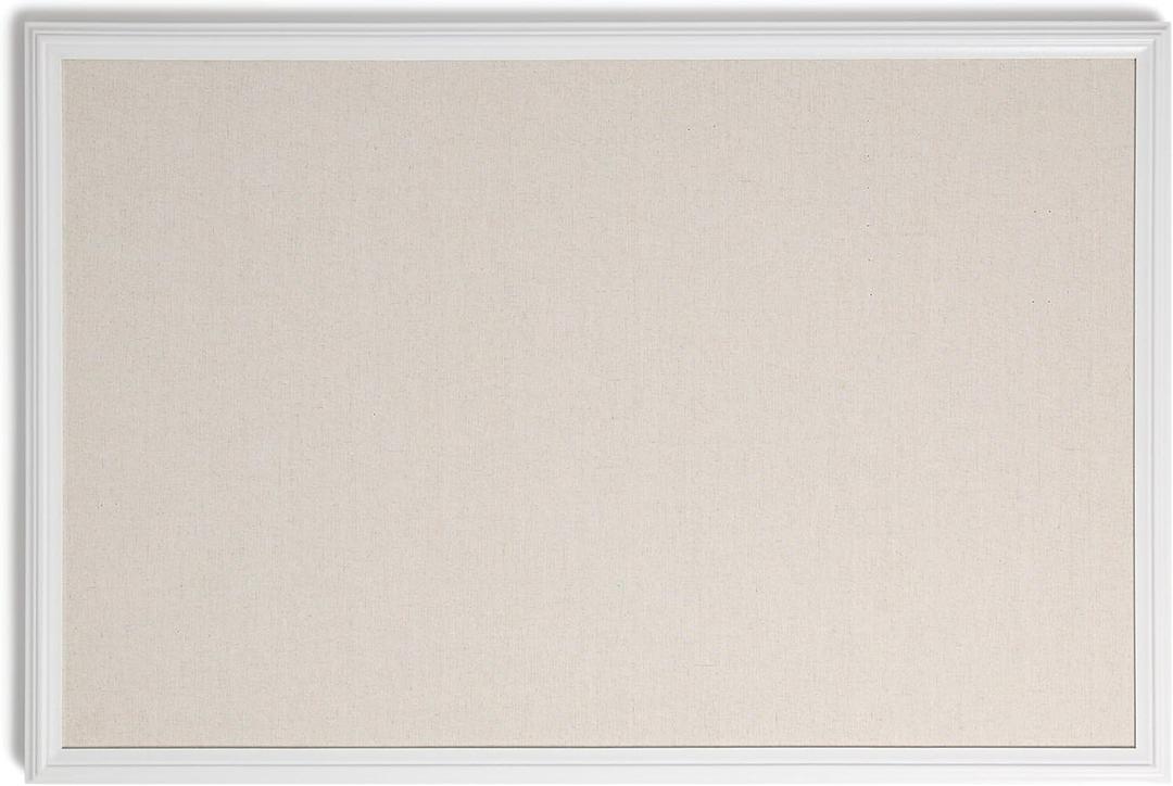 U Brands Farmhouse Board (Linen Pin Board, 30" x 20")