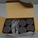 Comfyanno Under Door Draft Stopper - Bottom Door Gap Filler & Seal - Fits 24 to 30 Door, Block Cold Air, Noise, Sound, Wind, Bugs, Easy to Install, Double Side Block, No Adhesive, Gray (30 Inch (Pack of 1))