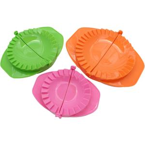 Zoie + Chloe Set of 3 Dough Press - Plastic Pastry Shaper & Empanada Maker Press With Crimped Crust Edges - Kitchen Tools For Making Dumplings, Hand Pie, Ravioli, Pierogi, Turnover - 4, 5, 6