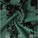 ZESICA Summer Floral Short Sleeve Tops for Womens 2026 Casual Crew Neck Going Out Mesh Shirts Fashion Clothes (S)