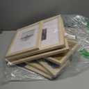 Egofine Picture Frame Set 10 Pack, Picture Frames Collage Wall Deco  for Wall and Tabletop, Made of Solid Wood, Covered by Plexiglass, Natural Wood