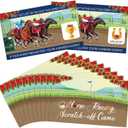 90shine 90Pcs Kentucky Horse Derby Scratch Off Cards Racing Game Party Favors Supplies Decorations
