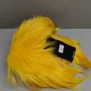 S-noilite Unisex Cosplay Yellow Wig Short Fluffy Straight Hair Wig Women Mens Cartoon Anime Con Party Halloween Costume Dress Full Wigs Yellow