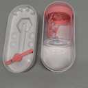 2026 Upgraded Paint Brush Cleaner Tool: Paint Station for Kids Girls, Artist Supplies, Oil Acrylic Paint Brush Water Dispenser, Easter Birthday Gifts for Girls&Artists (White Pink)