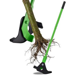 Sapling Puller Tool, 1/4" to 3/4" Tree Root Puller, Heavy Duty High Leverage Tree Puller for Removing Small Trees, Shrubs, Vines and Invasive Plants, Manual Garden Weeder Tool