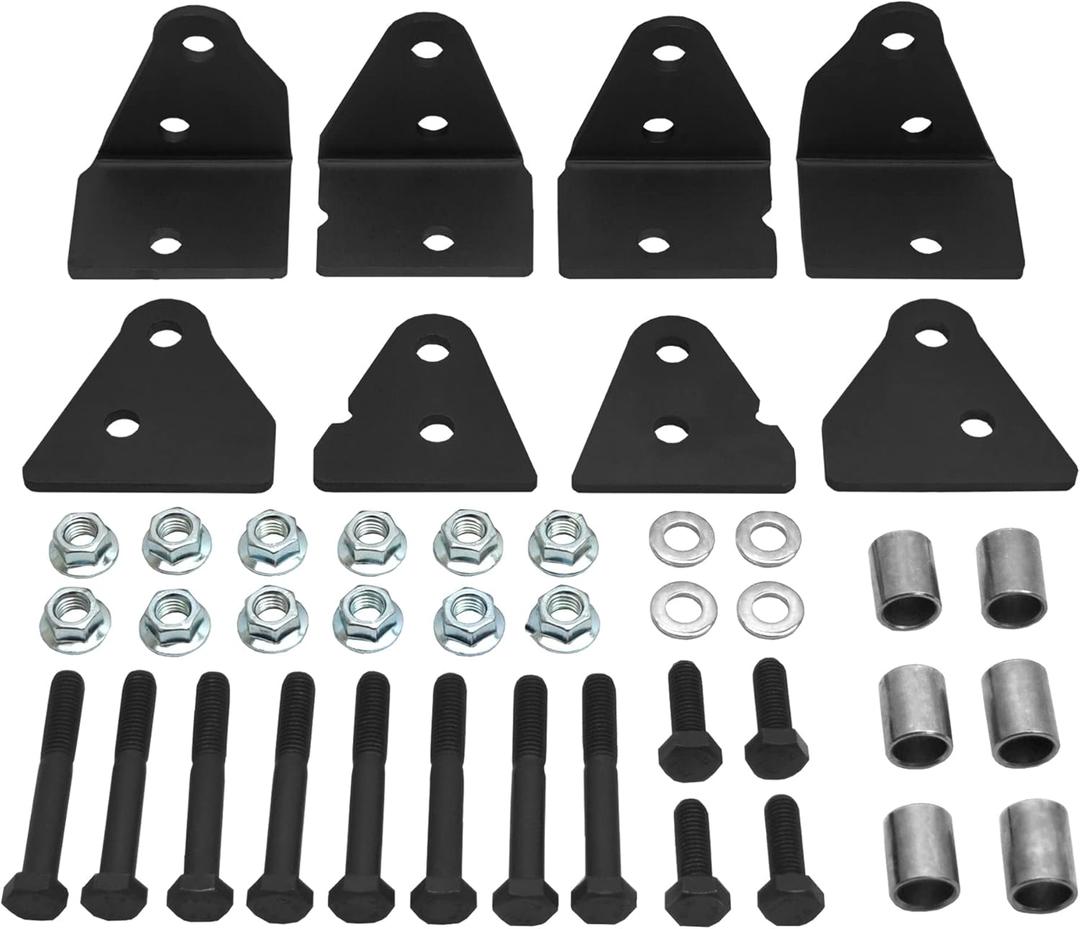Demon Powersports 3 Inch Bracket Lift Kit for (2020) Polaris RZR PRO XP, Increases Ground Clearance & Larger Space Between Tires & Fenders to Be Mounted, Powder Coated for Protection, Easy to Install