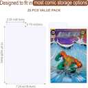 Comic Book Dividers, 25 Pack Cardboard Comic Book Dividers with Tabs for Comic Book Storage Box