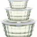 Taiuloo Only2Piece Salad Bowls with Lids, BPA Free Plastic Meal Prep Containers To Go for Lunch, Kitchen Food Storage & Serving Bowls for Salad, Snack, Fruit, Veggie, Green