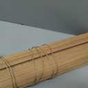 No Drill Bamboo Blinds for Interior Windows, Bamboo Shades for Indoor Windows, Roller Shades for Indoor Window and Outdoor Patio, Easy to Install for Home & Porches, 36"W x 64"H