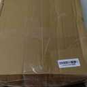 Deco 79 Resin Tribal Decorative Sculpture Abstract Carved Home Decor Statue with Black Stand and Wavy Edge, Accent Figurine 11" x 3" x 17", Brown