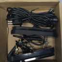 BlyilyB Oval Cargo Carrier Stop Turn Signals Tail Light Light Kit with Waterproof 4 Pin Grommets Wire Harness For Luggage Rack (Pack of 2) (Red & Amber)