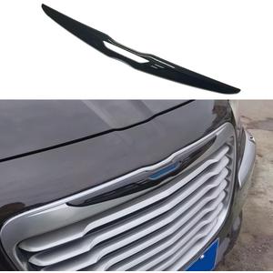 Kolya Glossy Black Exterior Front Bumper Center Grille Emblem Cover Grill Badge Molding Trim for Chrysler 300 300C Accessories 2011-2023