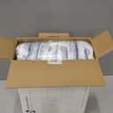 Sealy Electric Blanket Twin Size 62"*84", Super Cozy Faux Fur to Sherpa Reversible Heated Twin Blanket with 10 Heating Levels & 1-12 Hours Auto Off Overheating Protection Machine Washable, Blue White