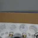 Modern Crystal Bathroom Vanity Light,Balck and Gold 3-Lights Bathroom Light Fixtures, Vanity Light Fixtures Over Mirror, Glass Wall Sconce Light for Bedroom, Kitchen, Living Room, Gallery, E26 Base (Black&Brass)