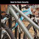 Master Lock Black Set Preset Combination Bike Lock, Metal Cable Lock has a Weather Resistant Vinyl Coating for Outdoor Equipment, Bicycles, 4 Feet Long, Pack of 2, 8143T