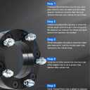 ECCPP 4PCS Wheel Adapters Conversion 2" 6x5.5 to 5x5.5 for Chevrolet Tahoe