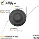 Weed Warrior Autowinder II Universal Fit String Trimmer Replacement Bump Head