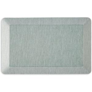 Martha Stewart Mira Modern Heathered Solid Anti-Fatigue Air-Infused Kitchen Mat, Mint Green, 19.6"x32"