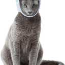 Cat Muzzle, Breathable Cat Face Cover Transparent Anti Bite Face Protection for Nail Trimming Bathing