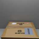 LEDIARY Caged Ceiling Fans with Lights, White Flush Mount Ceiling Fan with Remote, Small Low Profile Bladeless Ceiling Fan Light Fixture for Bedroom, Kitchen, Dining Room-White Gold Color (Medium)