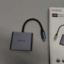 USB C to Dual HDMI Adapter 4K@30Hz, KOZYC USB C Hub Multiport Adapter with 2xHDMI, USB 3.0, 100W PD, Support USB C to HDMI Splitter Extended Display for MacBook Pro (MST is not Supported on MacOS)