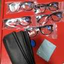 5-Pack CCVOO Mix & Match Reading Glasses for Women - Lightweight, Comfortable Fit, Clear Vision - Blue Light Blocking, +4.0