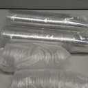 Eupako 8 oz Plastic Cups with Lids 100 Sets, Disposable Clear Cups with Lids, Cold Drink Containers for Beverage, Parfait, Smoothie