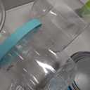 Ice Cream Pints Cup, Ice Cream Storage Container with Lids and Spoons, 4Pcs Plastic Icecream Food Storage Tubs Jars for Home Kitchen Freezer