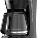BLACK+DECKER CM1110B Programable 12-Cup Coffee Maker, Easy Pour, Non-Drip Carafe with Removable Filter Basket, Black