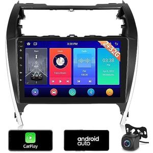 [2+64G] Android 13 Radio for Toyota Camry 2012 2013 2014 - Wireless Apple Carplay and Android Auto -10.1 inch Touchscreen Car Stereo with AHD Backup Camera, GPS/WiFi/Mirror Link/EQ/FM/RDS Radio
