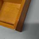 Juvale Wooden Drawer Organizer with 12 Compartments, Divided Tray for Arts and Crafts Supplies, Stationery, Small Items, 12 Grid Sorting Tray, Dark Brown (13.2" x 9.2" x 1.5")