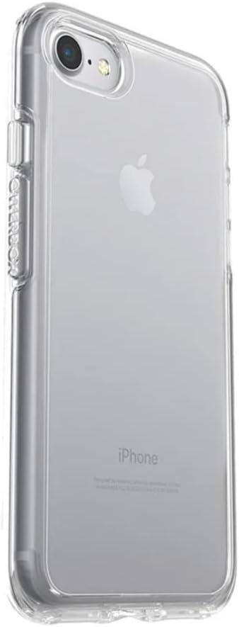 OtterBox iPhone SE 3rd/2nd Gen, iPhone 8 & iPhone 7 (not compatible with Plus sized models) Symmetry Series Case- CLEAR, ultra-sleek, wireless charging compatible, raised edges protect camera & screen