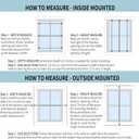 Sunoff Blackout Roller Shades Blinds Cordless for Windows Pull Down Room Darkening Door Blinds with Thermal Insulated Easy to Install for Living Room,Bedroom,Home,Office,Heather Grey 33.5" W x 72" H