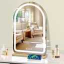 halumao 16" x 23.6" Large Makeup Vanity Mirror with Lights for Dressing Room and Bedroom,3 Color Modes,Memory Function