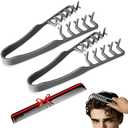 ELIDENZ Texture Comb for Men, 2 Pcs. + 1 Gift Natural Texturizing and Styling Comb, Creates Fluffy Hairstyles, Ideal for Daily Grooming