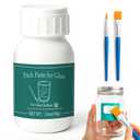 3.5 oz Glass Etch Paste, Create Beautiful Art in Minutes, Create Permanently Stunning Designs on Glass Surfaces, Perfect for DIY Mirrors, Windows, Glassware