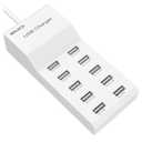 USB Charging Stations 50w10A 10 Ports Multiple Charging Block/Power USB Strip for iPhone Android Smartphone Tablet Smart Watch AirPods Samsung and Multiple Charger Plug…