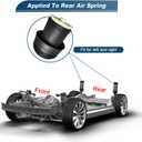 Replacement for Rear Air Spring kit Air Suspension Bags Compatible with BMW X5 E70 2007 2008 2009 2010 2011 2012 2013, X6 E71 E72 2008-2014, 37126790080 37126790078 (Pair)