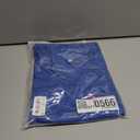 T&Twenties Womens Summer Tops Ruffle Short Sleeve Tunic Tops V Neck Loose Fit Flowy T-Shirts (Blue, M)