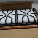 WB31X24738 Cast Iron Griddle & WB31X27151 Stove Grates Replacement for GE Gas Stove JGBS66REKSS, JGB700SEJ4SS, JGSS66SEL1SS, JGSS66SEL3SS, Griddle Plate Side Burner Grate Cooktop for GE Range Parts.