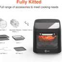 13 QT Large Air Fryer Toaster Oven Combo with Rotisserie 12-in-1, 17.54 x 13.27 x 13.97 inches