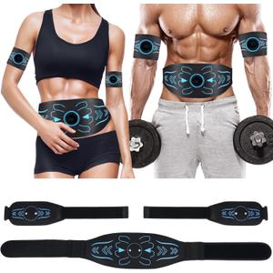 Electronic Muscle Stimulator - Fitness Training Equipment for Men & Women, 8 Modes Electronic Abdominal Stimulator for Full Body Workout, Fitness Equipment for Strength Training, Toning, Recovery