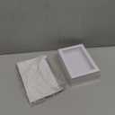 Egofine Pack of 25 White Pre-Cut 5x7 Picture Mat for 4x6 Photo with White Core Bevel Cut Mattes Sets. Includes 25 High Premier Acid Free Mats & 25 Backing Board & 25 Clear Bags