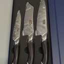 HOSHANHO 3 Pieces Knife Set, Professional Japanese High Carbon Stainless Steel Kitchen Knife Set, Ultra Sharp Chef Knives Sets with Ergonomic Pakkawood Handle